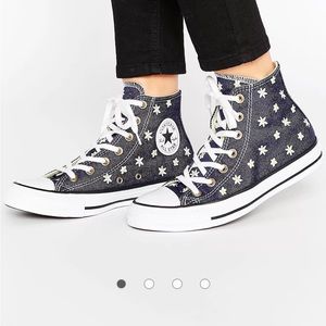 Custom Chuck Taylor All star embroidered